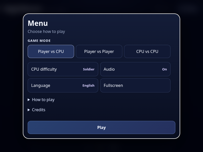 Game screen for HighMoon